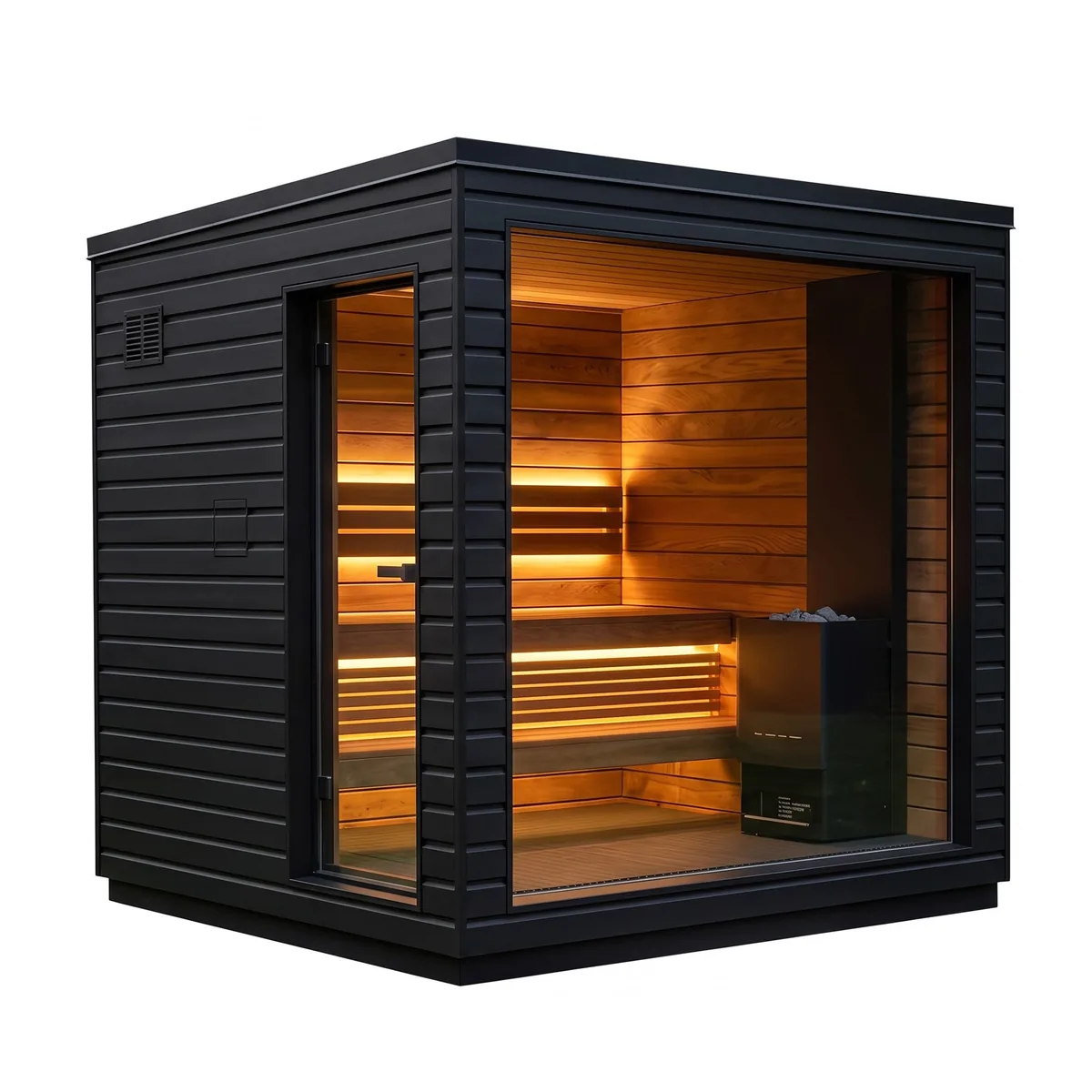 SaunaLife Model G6 Pre-Assembled Outdoor Sauna